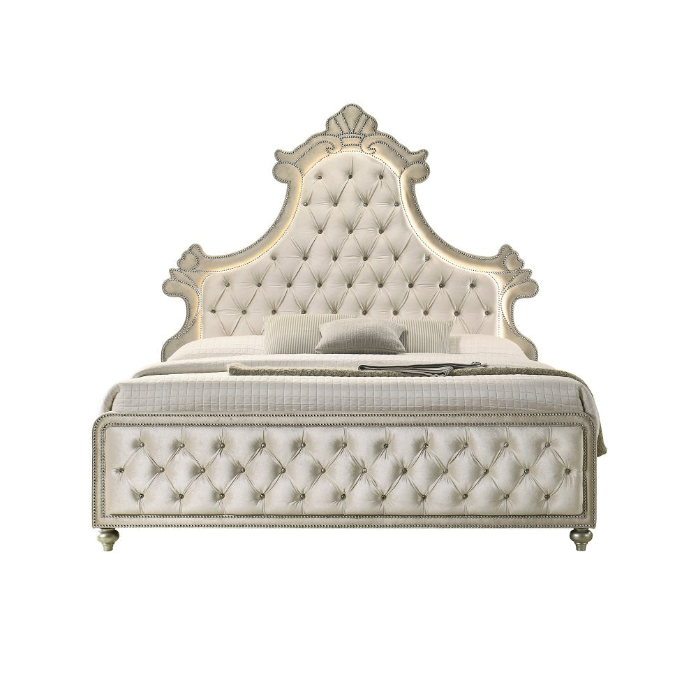 Lucienne Queen Bed W/LED