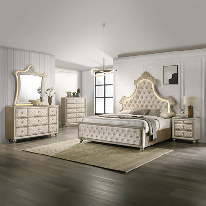 Lucienne Queen Bed W/LED