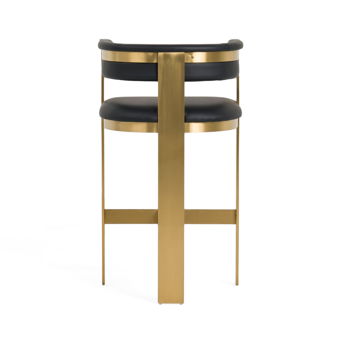 Modrest Boswell - Modern Black + Matte Gold Barstool