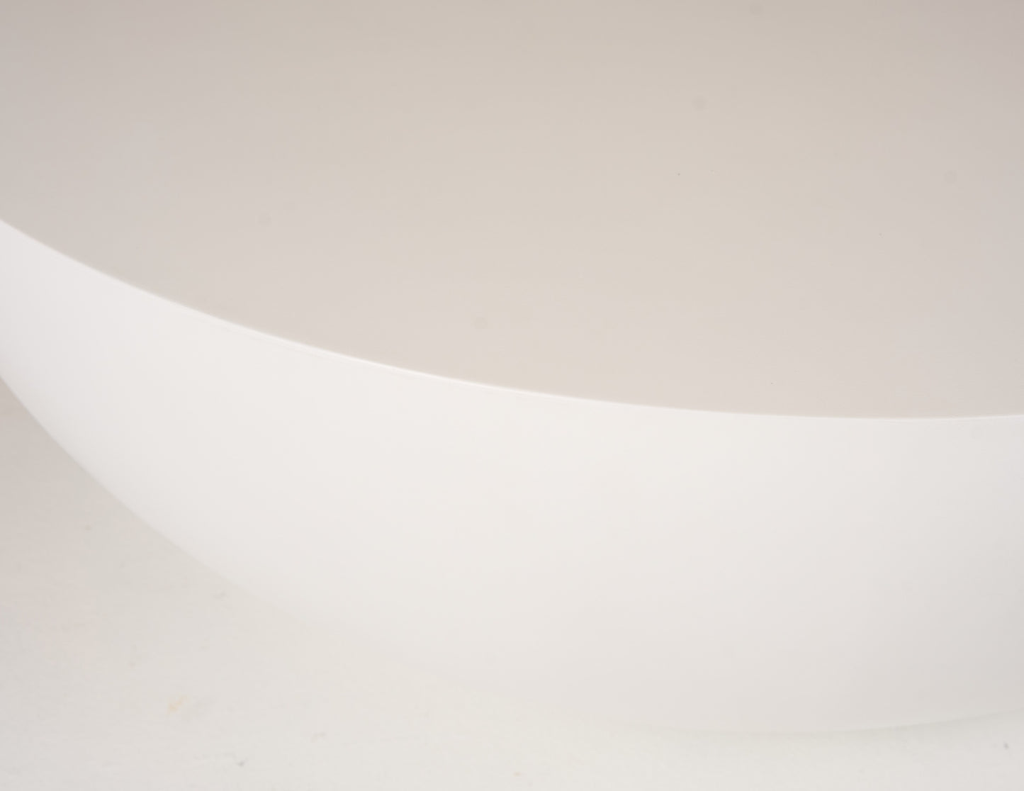 Modrest Bronte - Modern White Concrete Round Coffee Table