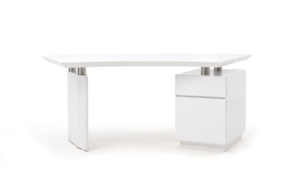Modrest Stanford Modern White Office Desk