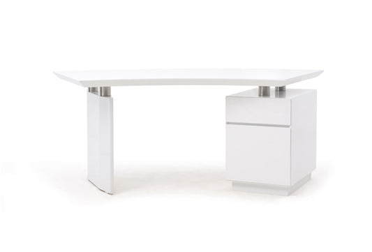 Modrest Stanford Modern White Office Desk