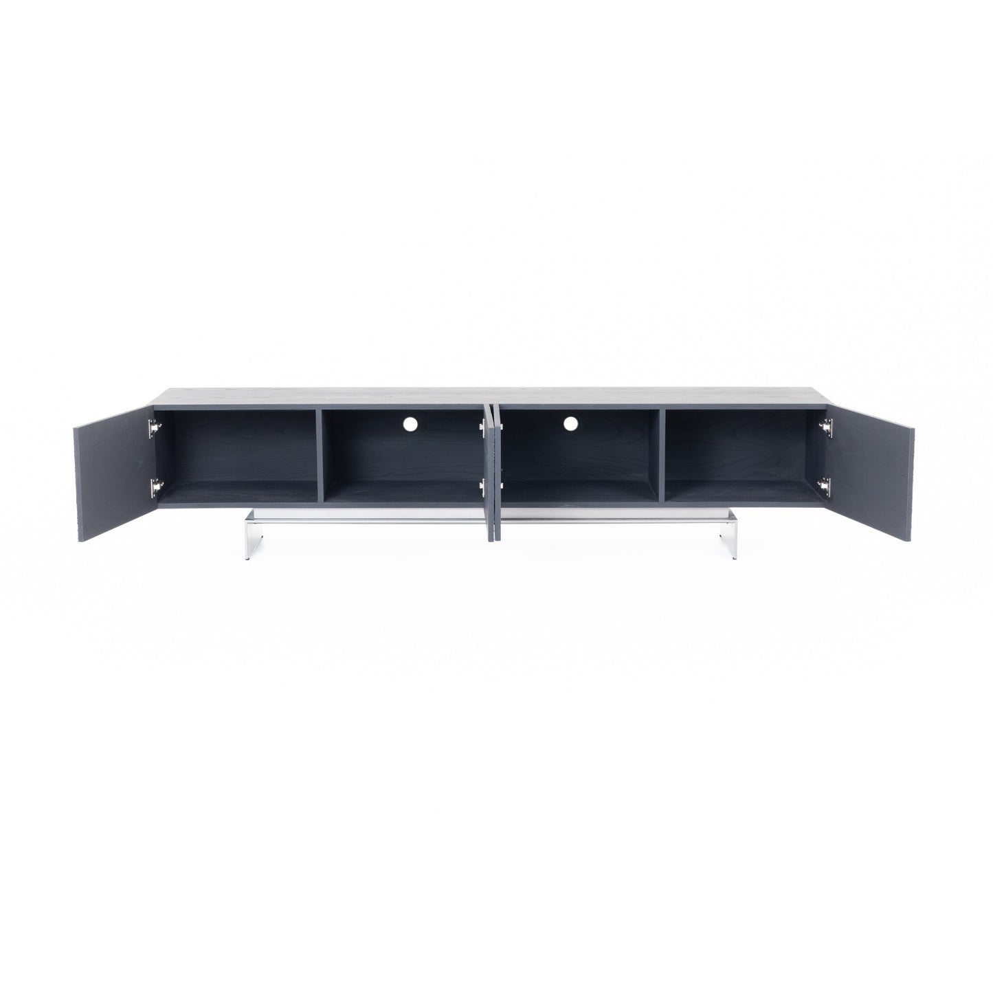 Lamod Cirque - Modern Black Ash TV Stand