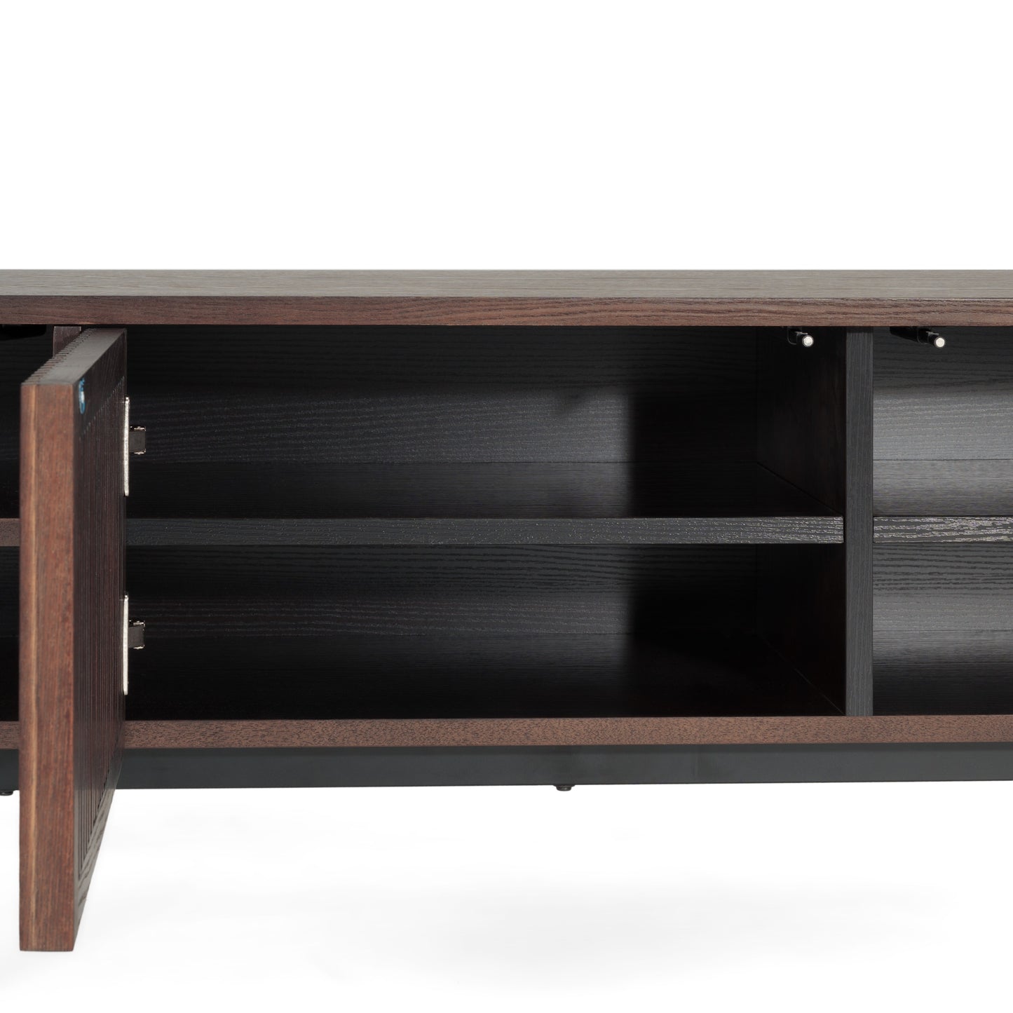 Modrest Clifton - Modern Smoked Ash Tall TV Stand
