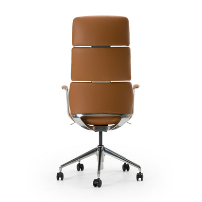 Modrest Clyne - Modern Camel Vegan Leather Executive Office Chair