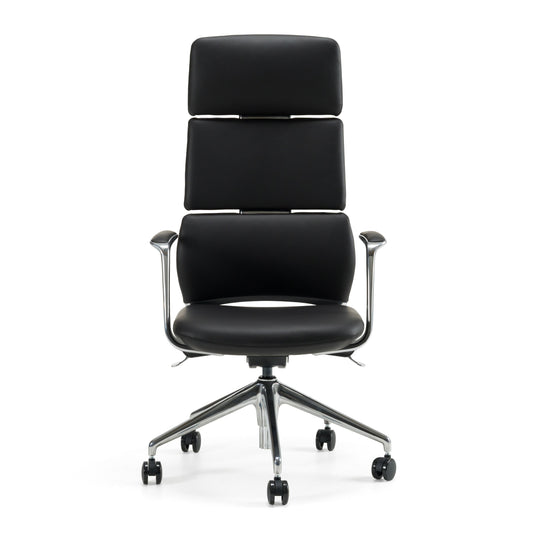 Modrest Clyne - Modern Black Vegan Leather Executive Office Chair