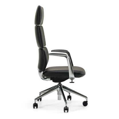Modrest Clyne - Modern Black Vegan Leather Executive Office Chair
