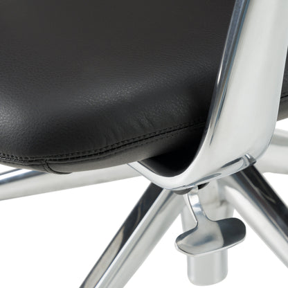 Modrest Clyne - Modern Black Vegan Leather Executive Office Chair