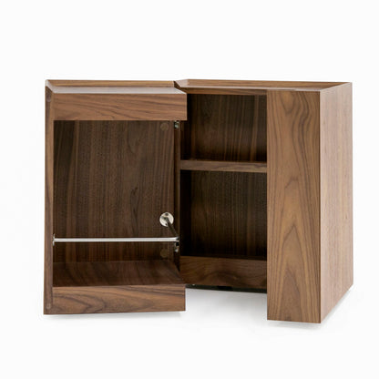 Modrest Delight - Modern Walnut End Table