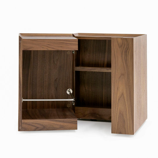 Modrest Delight - Modern Walnut End Table