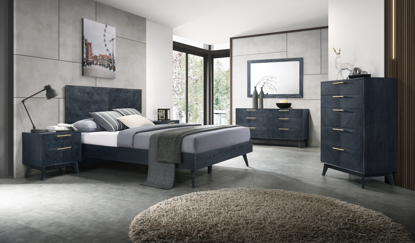 Modrest Diana - Modern Grey Ash Bedroom Set