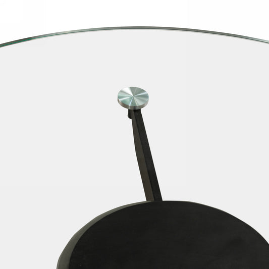 Nova Domus Essex - Contemporary Concrete, Metal and Glass End Table