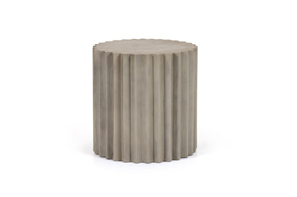 Modrest Evadale - Modern Grey Concrete End Table