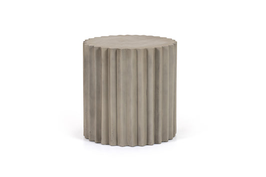 Modrest Evadale - Modern Grey Concrete End Table