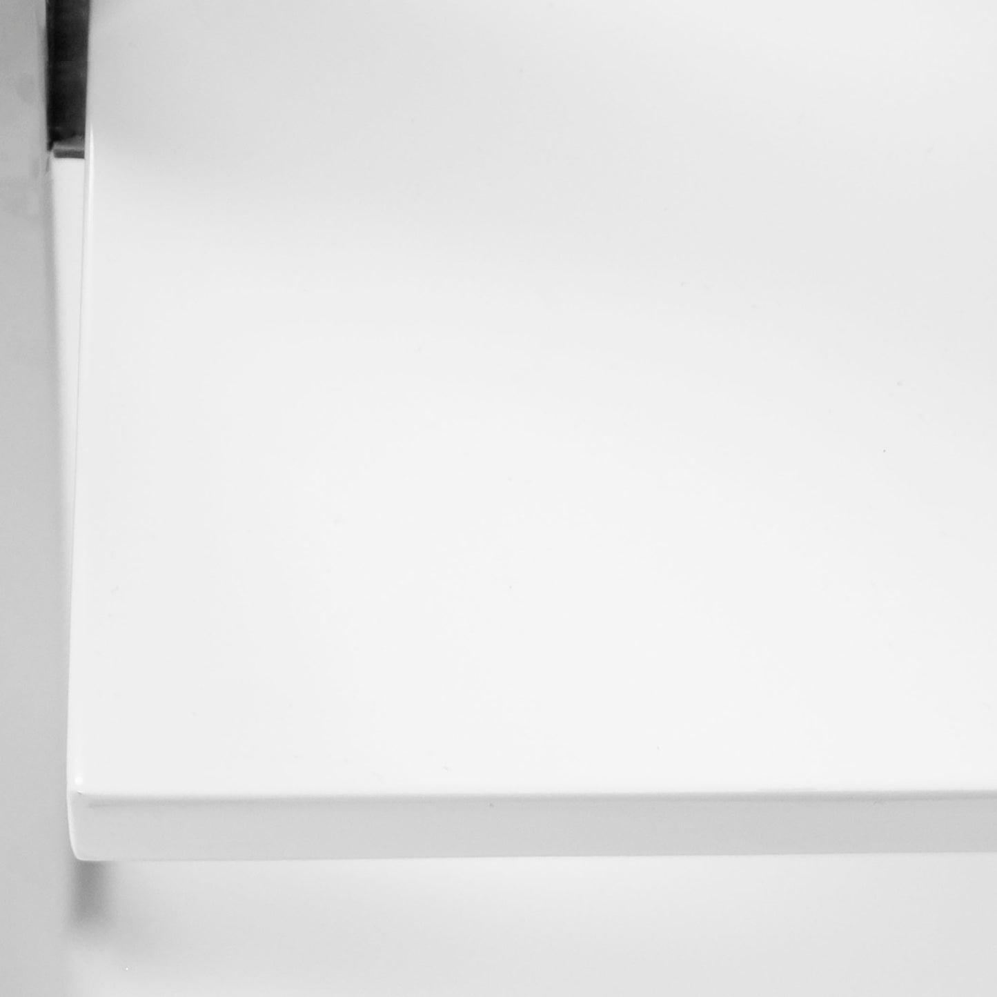 Modrest Fauna - Modern White High Gloss & Stainless Steel Bookshelf