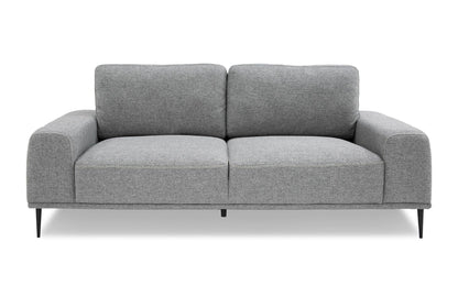Divani Casa Fonda - Modern Grey Fabric Sofa