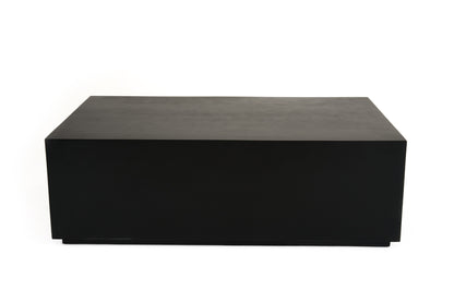 Modrest Fresno - Modern Black Concrete Coffee Table