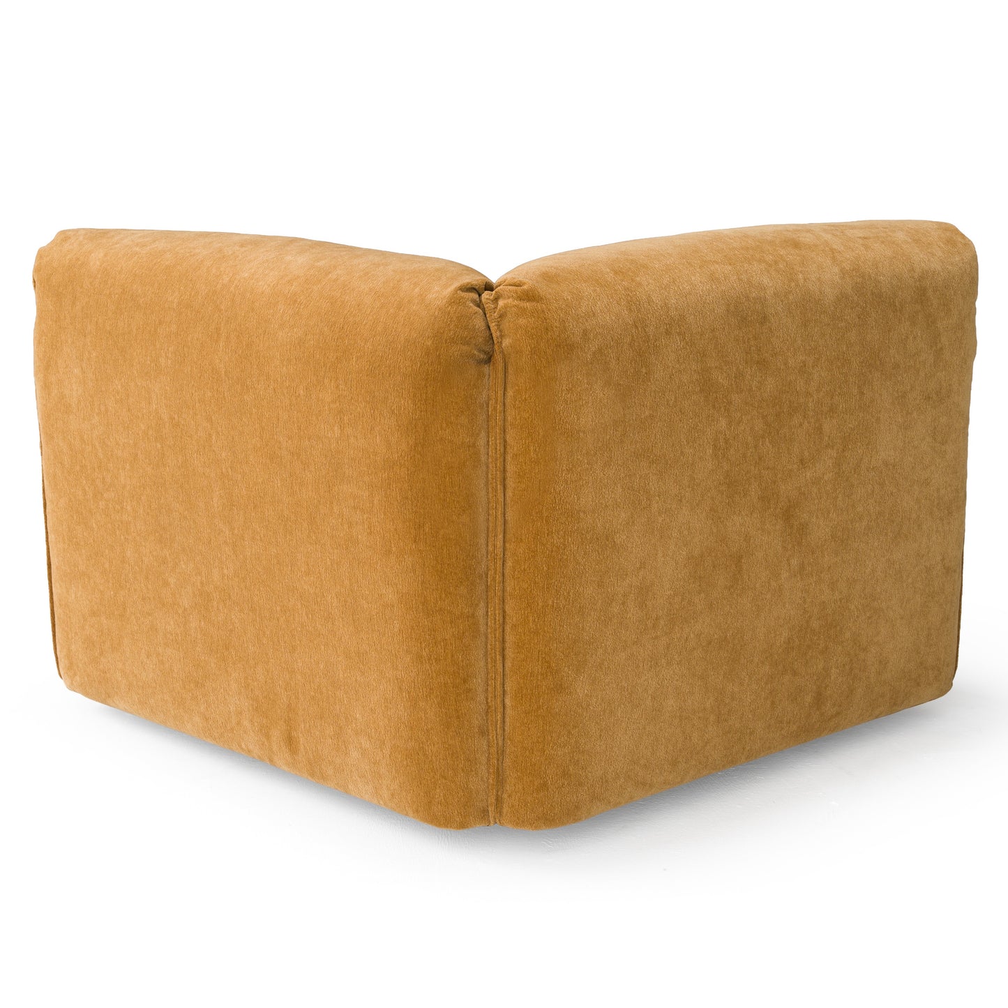Divani Casa Gene - Modern Ochre Fabric Modular Corner Sectional Seat