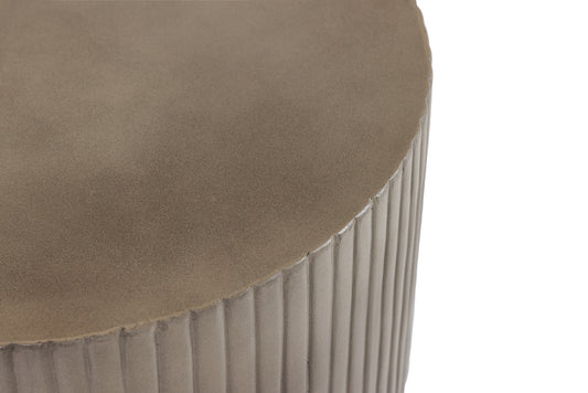 Modrest Gruver - Modern Grey Concrete End Table