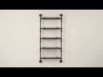 Brantley Wall Rack W/5 Shelves