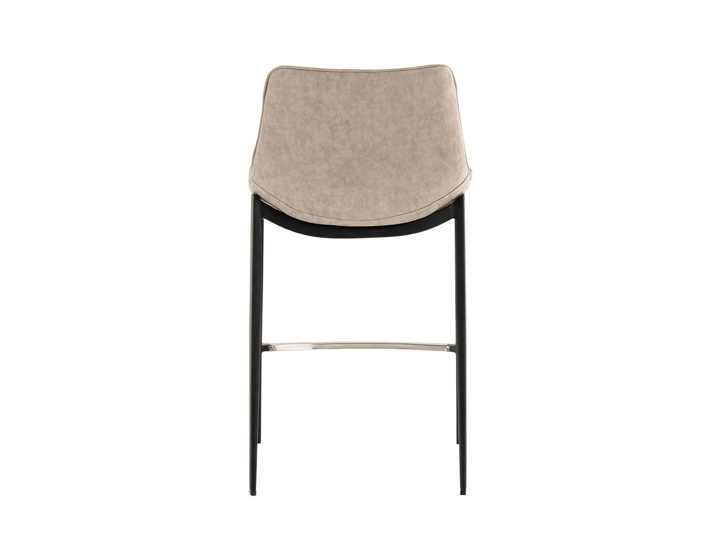 Modrest Jane - Modern Tan & Black Counter Stool (Set of 2)