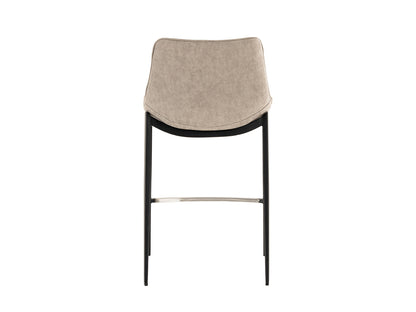 Modrest Jane - Modern Tan & Black Counter Stool (Set of 2)