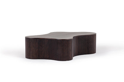 Modrest Jessie - Modern Smoked Oak Freeform Coffee Table
