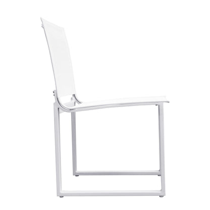 Renava Kayak - Modern Outdoor White Dining Chair (Set of 2)
