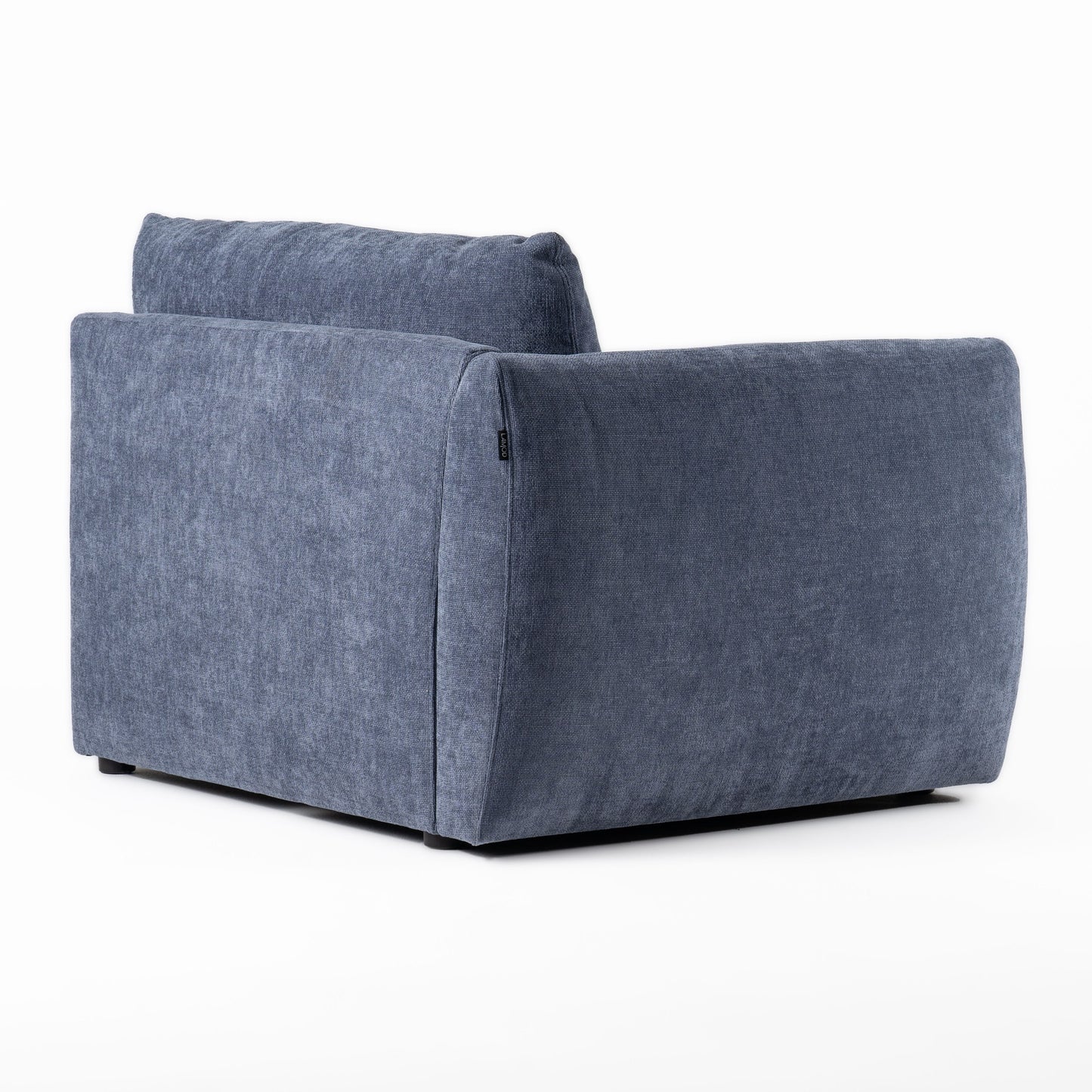 Divani Casa Kinsey - Modern Blue Fabric Modular Corner Seat