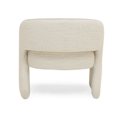 Modrest Luby - Modern Cream Fabric  Accent Chair