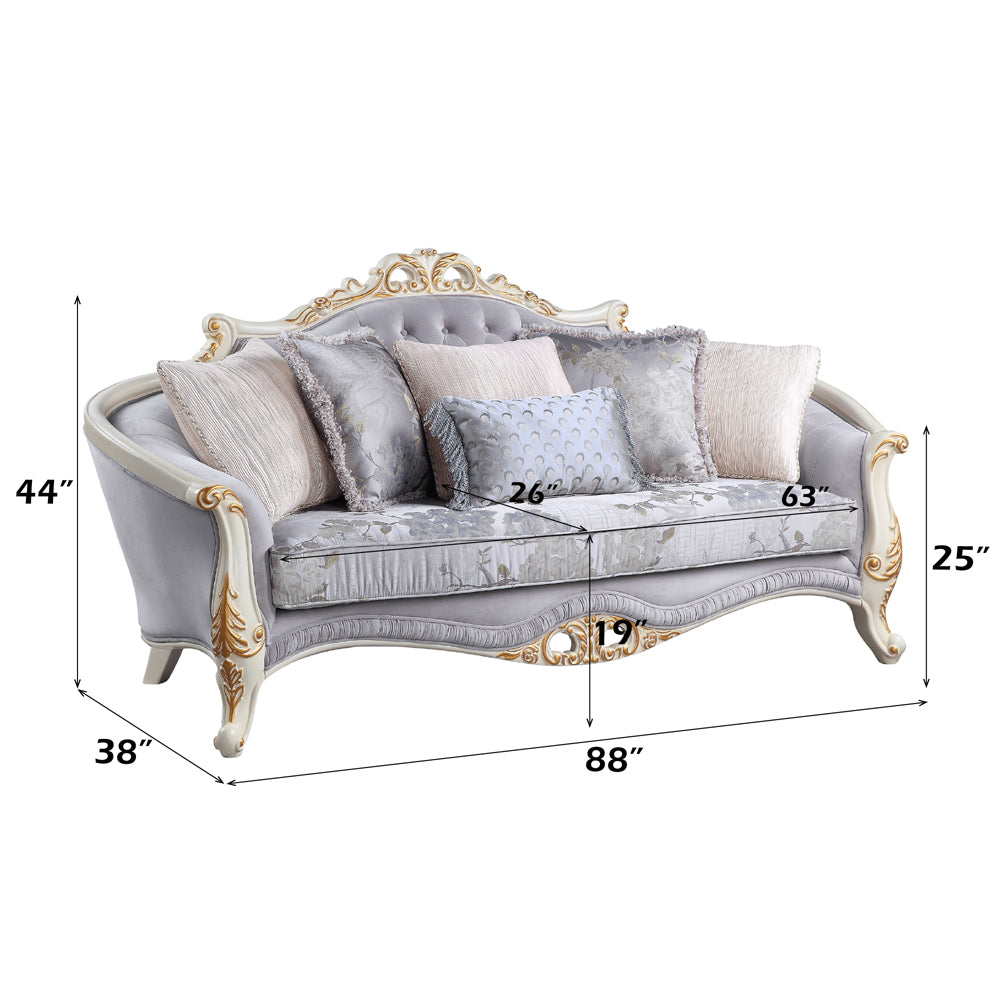 Galelvith Sofa W/6 Pillows