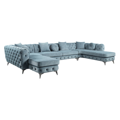 Zerah Sectional Sofa W/7 Pillows