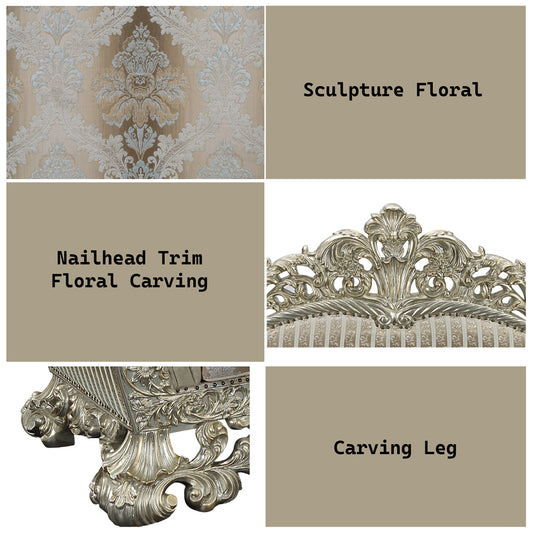 Sorina Sofa W/7 Pillows