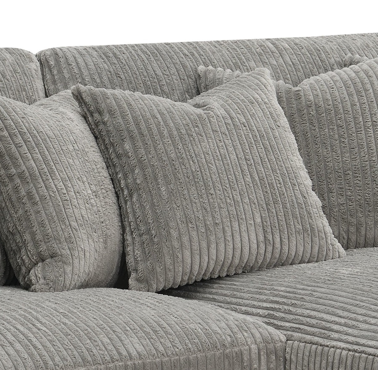 Tavia Reversible Sectional Sofa W/6 Pillows