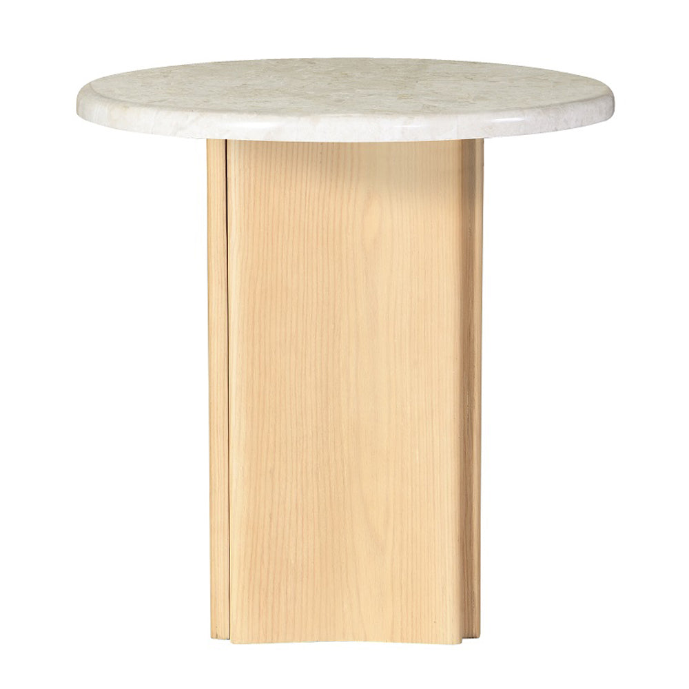 Qwin End Table W/Marble Top