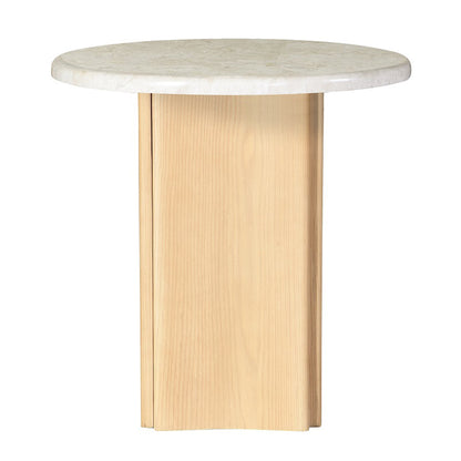 Qwin End Table W/Marble Top