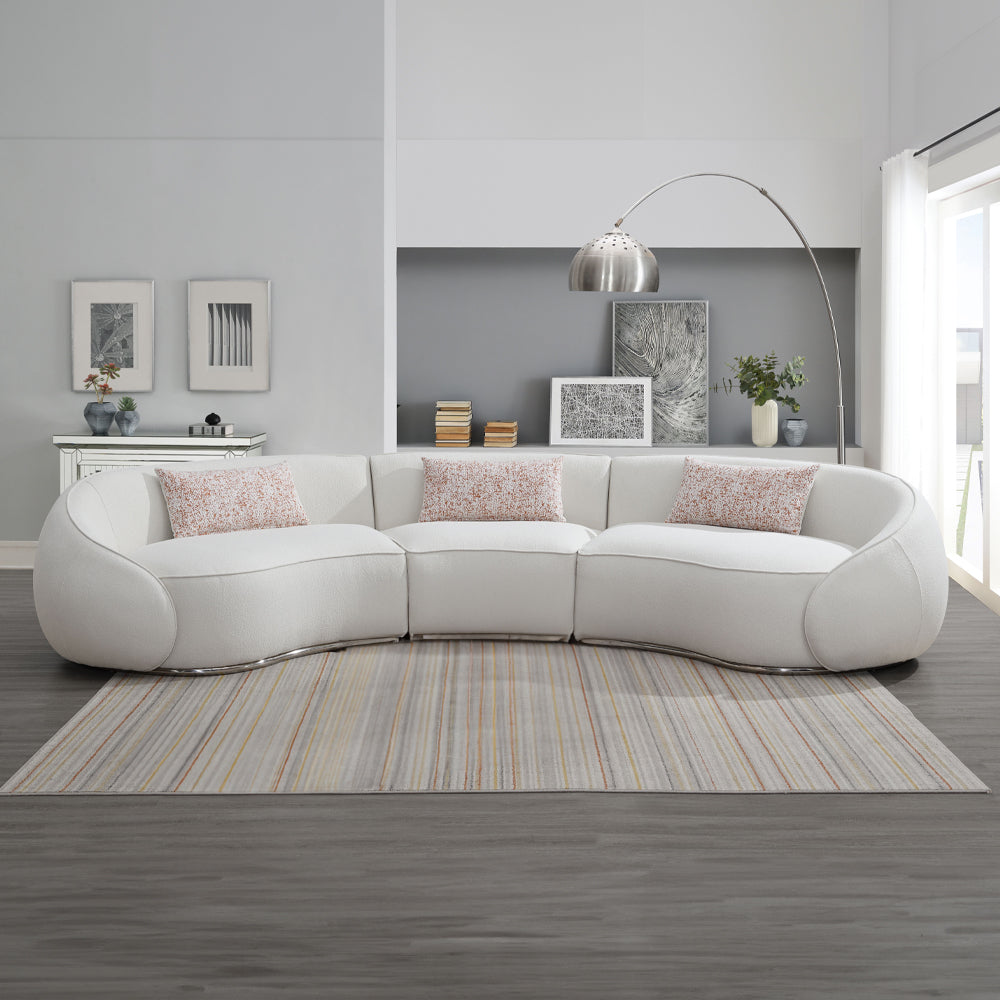 Sahara Sectional Sofa W/3 Pillows