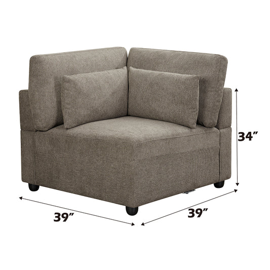 Rylie Modular - Wedge w/3 Pillows