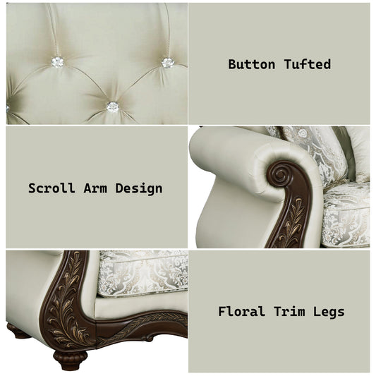 Pierce Sofa w/5 Pillows