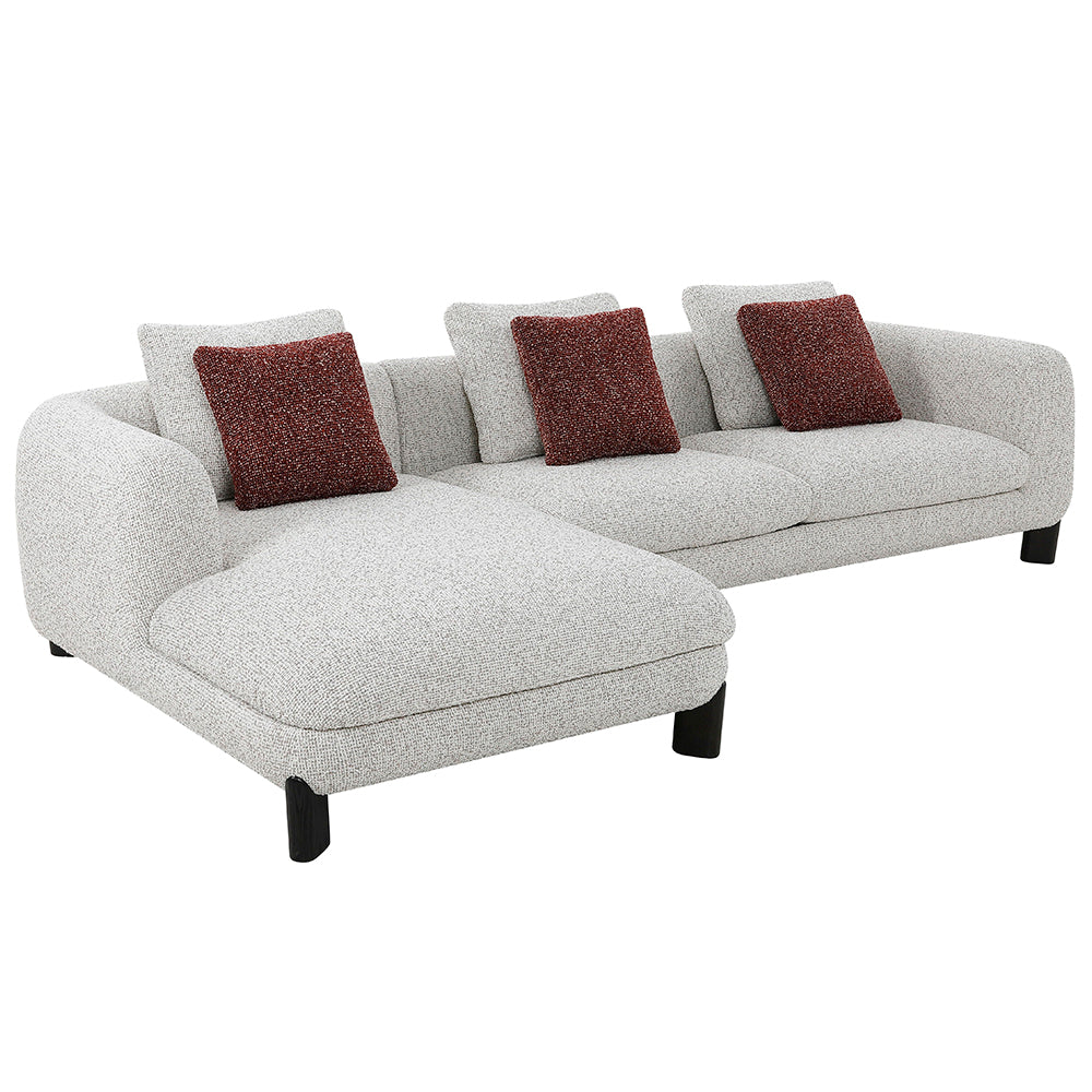 Mardi Sectional Sofa w/3 Pillows