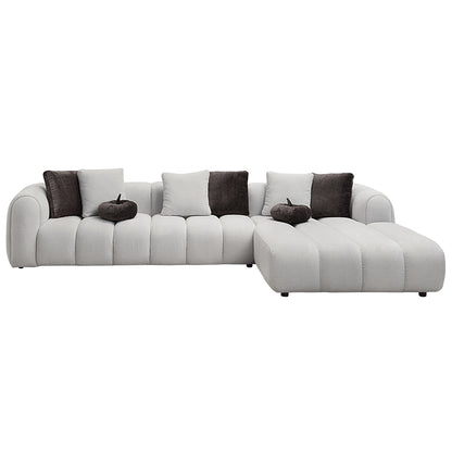 Manilla Sectional Sofa w/8 Pillows