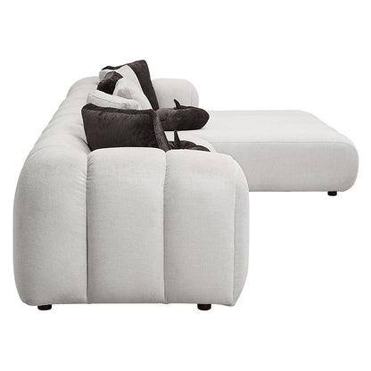 Manilla Sectional Sofa w/8 Pillows