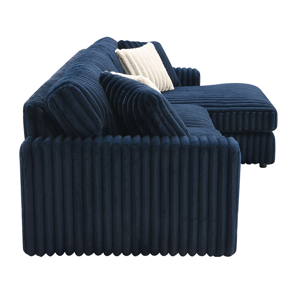 Breton Sectional Sofa w/4 Pillows