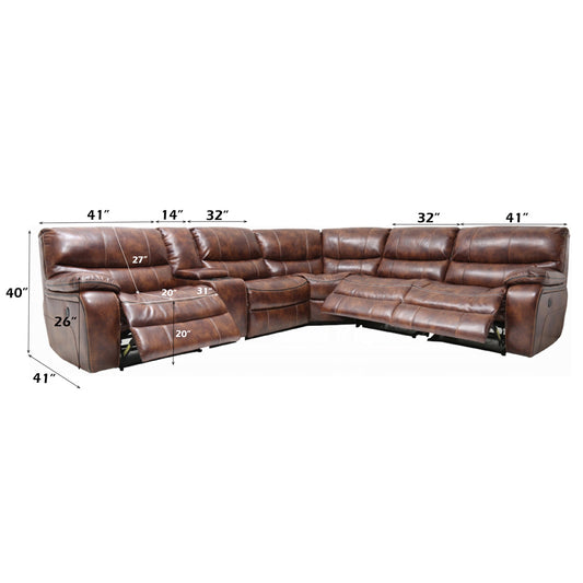 Brax Power Motion Sectional Sofa