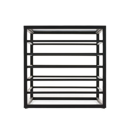 Modrest Malvo - Modern Black + Glass End Table