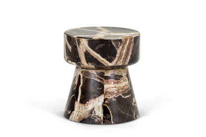Modrest Marlow - Modern Faux Marble End Table Set