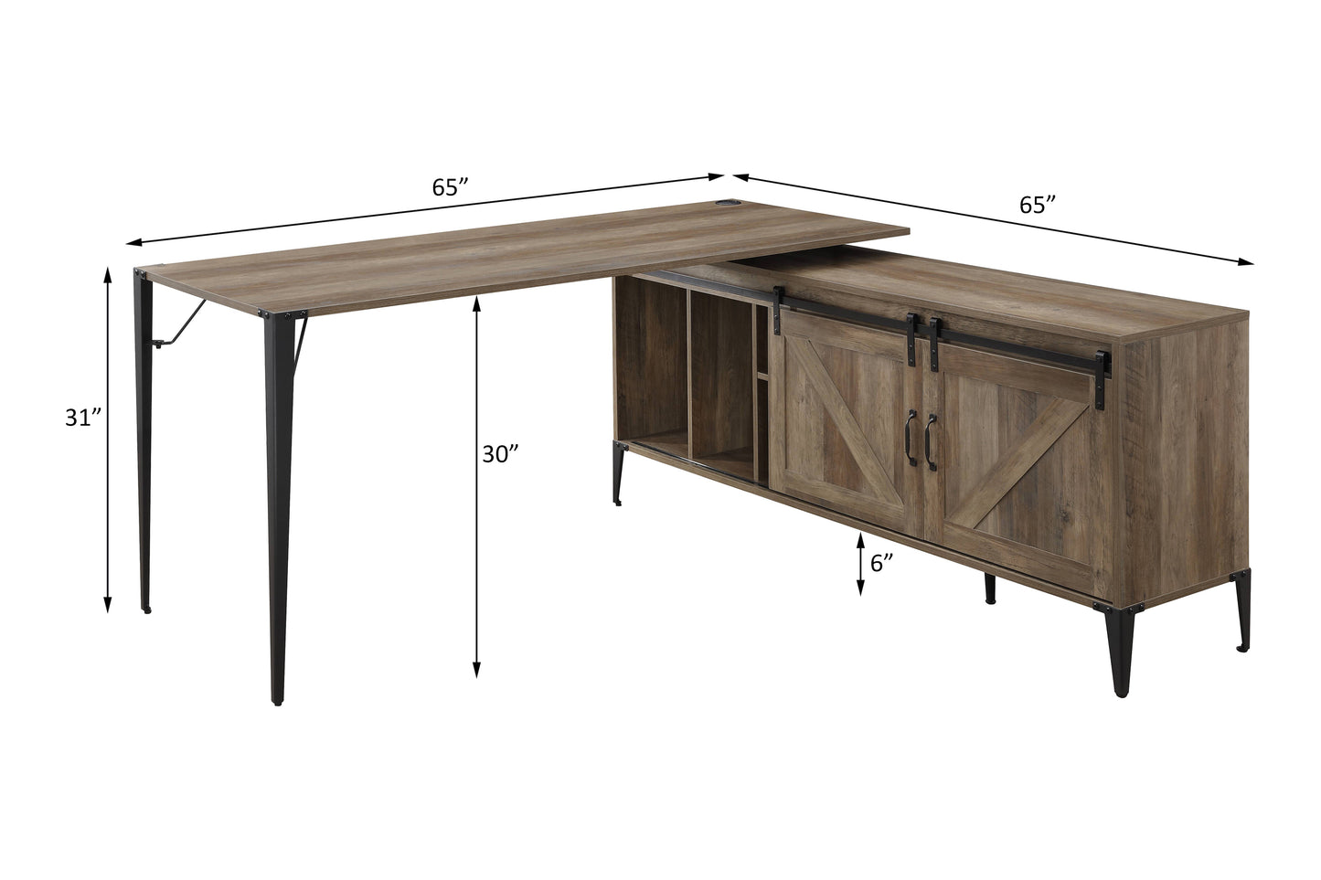Zakwani Writing Desk W/USB