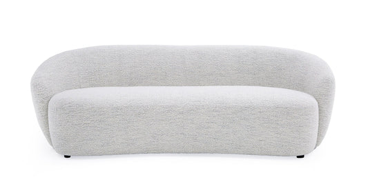 Modrest Omaha - Modern Off White Fabric Sofa