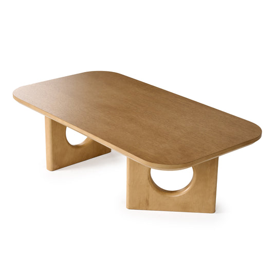Nova Domus Oshana - Modern White Oak Coffee Table