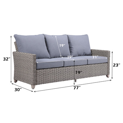 Greeley 4PC Pack Patio Sofa Set